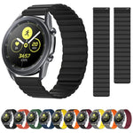 Correia de substituição magnética universal em silicone, 20mm, 22mm, 20mm Para Samsung Smart Watch, 22mm Para Samsung Smart Watch