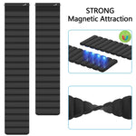 Correia de substituição magnética universal em silicone, 20mm, 22mm, 20mm Para Samsung Smart Watch, 22mm Para Samsung Smart Watch