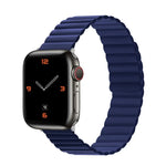 Correia de Substituição Magnética em Silicone, Para Apple Watch Série 7  41mm / & 6 & SE & 5 & 4 40mm, Para Apple Watch Série  7  45mm / & 6 & SE & 5 & 4 44mm