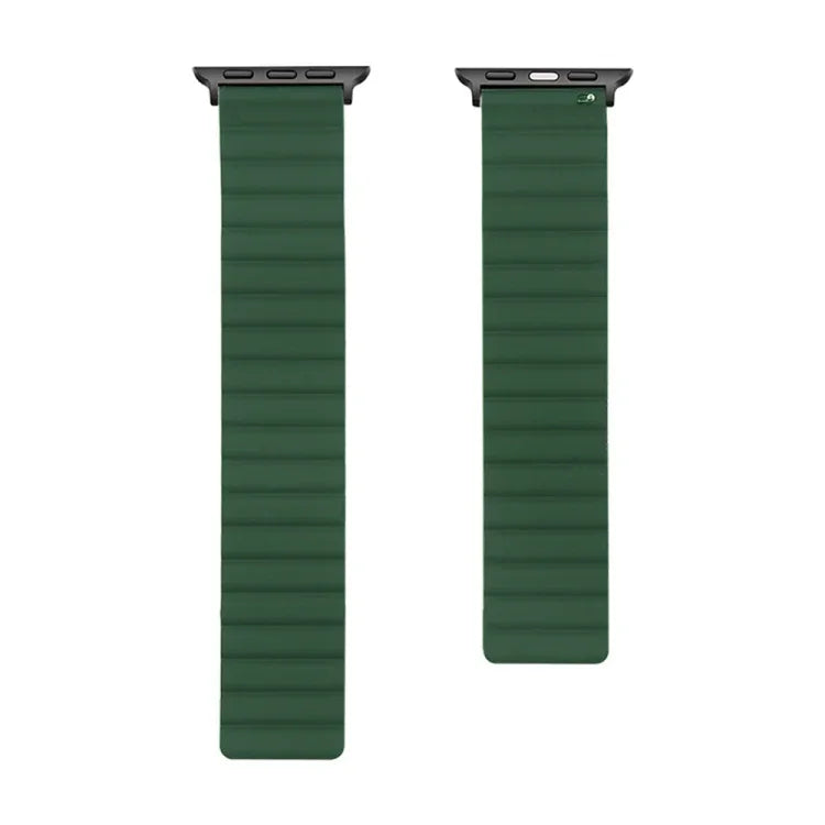 Correia de Substituição Magnética em Silicone, Para Apple Watch Série 7  41mm / & 6 & SE & 5 & 4 40mm, Para Apple Watch Série  7  45mm / & 6 & SE & 5 & 4 44mm