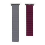 Correia de Substituição Magnética em Silicone, Para Apple Watch Série 7  41mm / & 6 & SE & 5 & 4 40mm, Para Apple Watch Série  7  45mm / & 6 & SE & 5 & 4 44mm