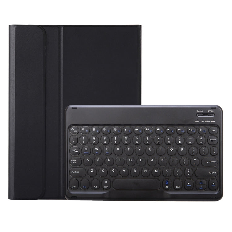 YA11B 2021 Teclado Bluetooth com capa de couro destacável com textura de pele de cordeiro, tecla redonda, suporte para caneta e suporte, para iPad Pro 11 2021 / Air4 / Air5 / Pro 11
