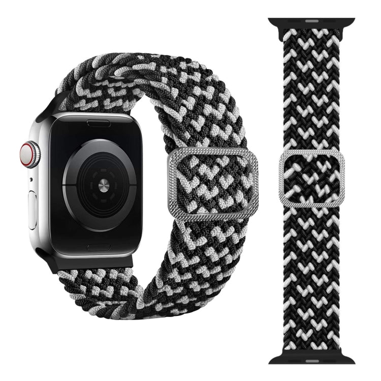 Buckle Braided Elastic Strap Watch Band For Apple Watch Series 9&8&7 41mm / SE 3&SE 2&6&SE&5&4 40mm / 3&2&1 38mm(Rainbow Color), For Apple Watch Series 8&7 41mm / SE 2&6&SE&5&4 40mm / 3&2&1 38mm                                                          ...
