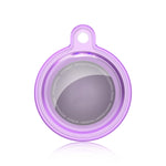 Capa protetora anti-impacto transparente e completa com gancho para porta-chaves, para AirTag 2ª geração / AirTag 1ª geração