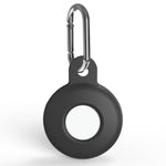 Capa protetora anti-riscos em silicone amortecedora com mosquetão, para AirTag