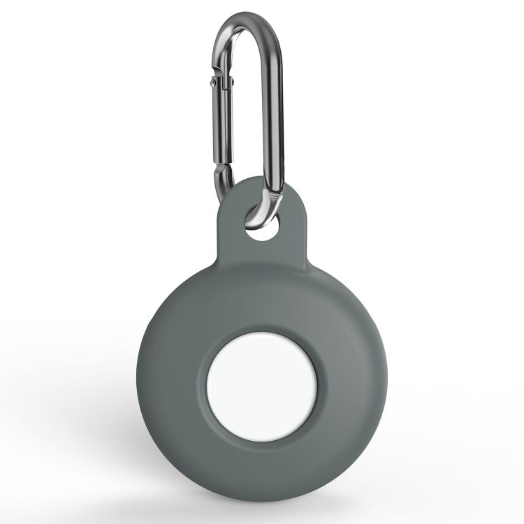 Capa protetora anti-riscos em silicone amortecedora com mosquetão, para AirTag