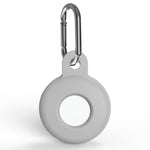 Capa protetora anti-riscos em silicone amortecedora com mosquetão, para AirTag