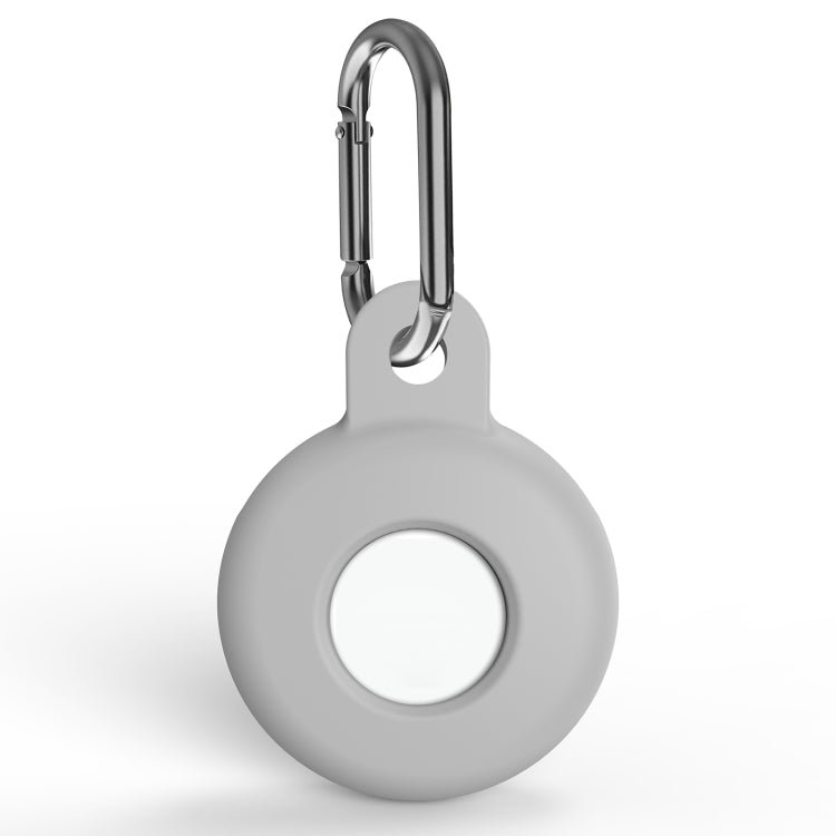 Capa protetora anti-riscos em silicone amortecedora com mosquetão, para AirTag