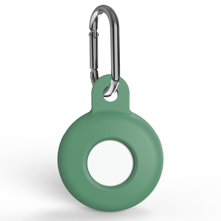 Capa protetora anti-riscos em silicone amortecedora com mosquetão, para AirTag