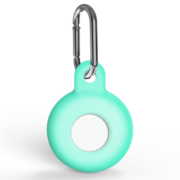 Capa protetora anti-riscos em silicone amortecedora com mosquetão, para AirTag