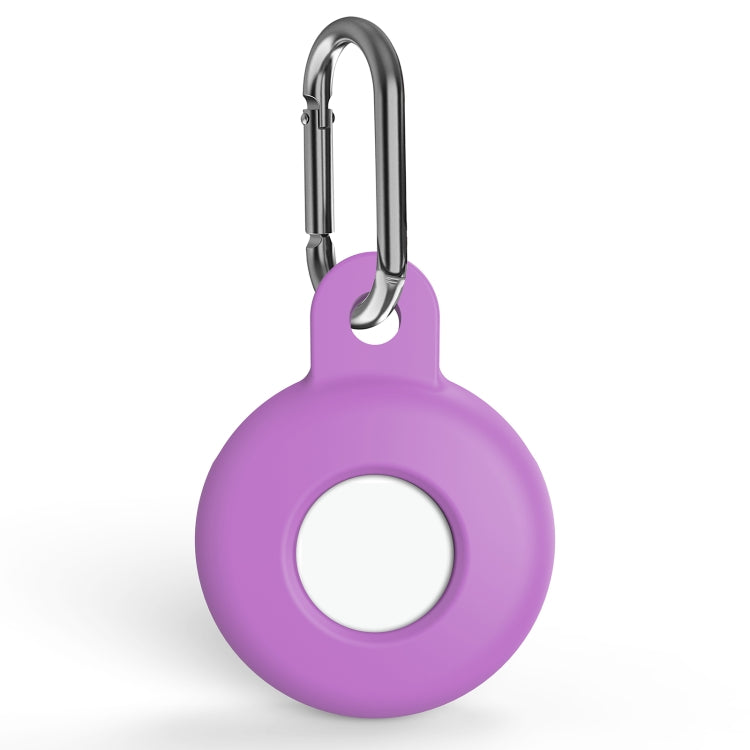 Capa protetora anti-riscos em silicone amortecedora com mosquetão, para AirTag