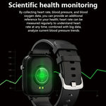Pulseira Inteligente M9 com Ecrã TFT de 1,4 polegadas, à Prova de Água IP67, Suporta Monitorização do Sono / Monitorização da Frequência Cardíaca / Monitorização da Pressão Arterial
