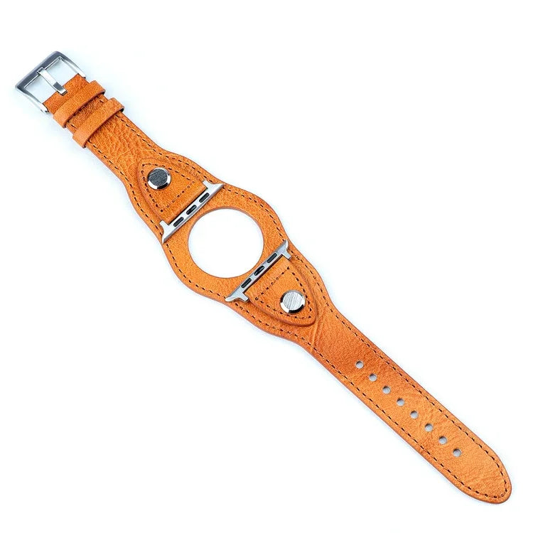 Pulseira de Relógio de Substituição em Pele, para Apple Watch Series 7  41mm / & 6 & SE & 5 & 4 40mm, para Apple Watch Series  7  45mm / & 6 & SE & 5 & 4 44mm