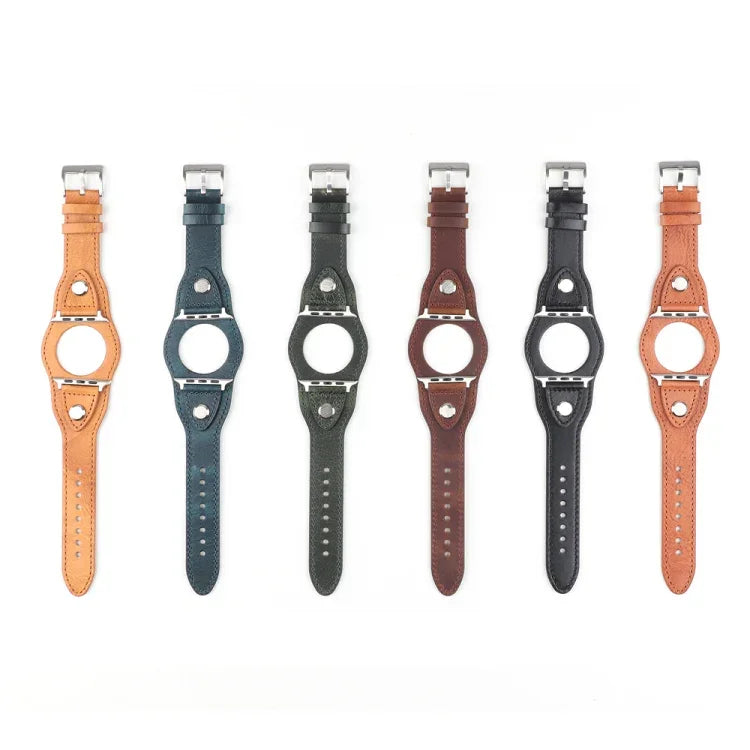 Pulseira de Relógio de Substituição em Pele, para Apple Watch Series 7  41mm / & 6 & SE & 5 & 4 40mm, para Apple Watch Series  7  45mm / & 6 & SE & 5 & 4 44mm