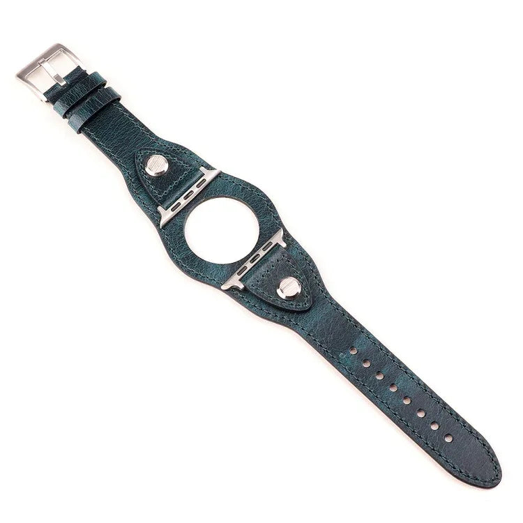 Pulseira de Relógio de Substituição em Pele, para Apple Watch Series 7  41mm / & 6 & SE & 5 & 4 40mm, para Apple Watch Series  7  45mm / & 6 & SE & 5 & 4 44mm