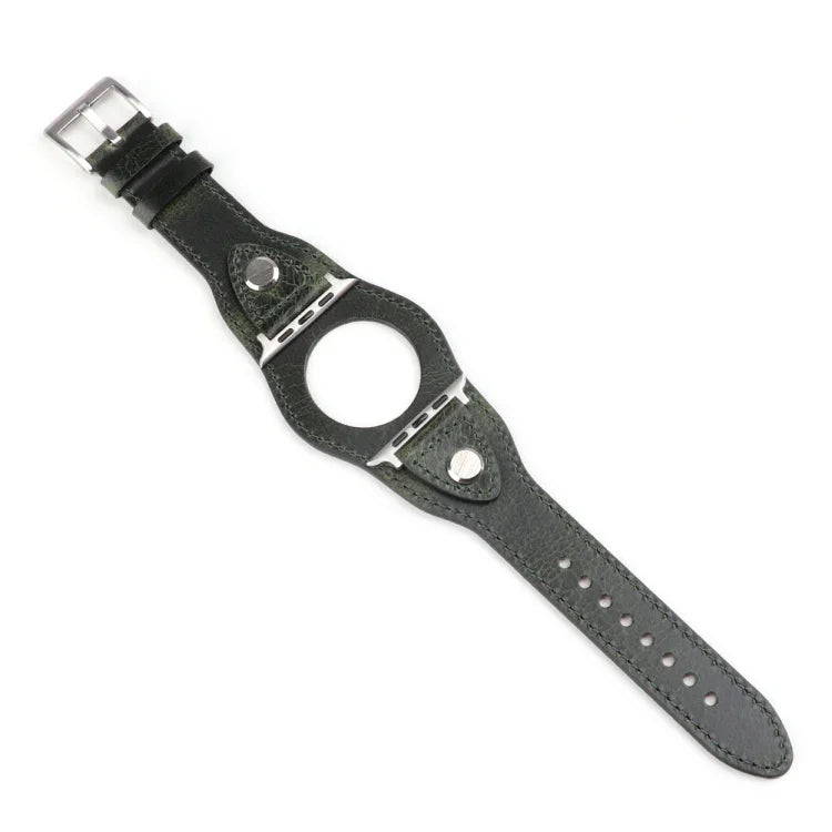 Pulseira de Relógio de Substituição em Pele, para Apple Watch Series 7  41mm / & 6 & SE & 5 & 4 40mm, para Apple Watch Series  7  45mm / & 6 & SE & 5 & 4 44mm