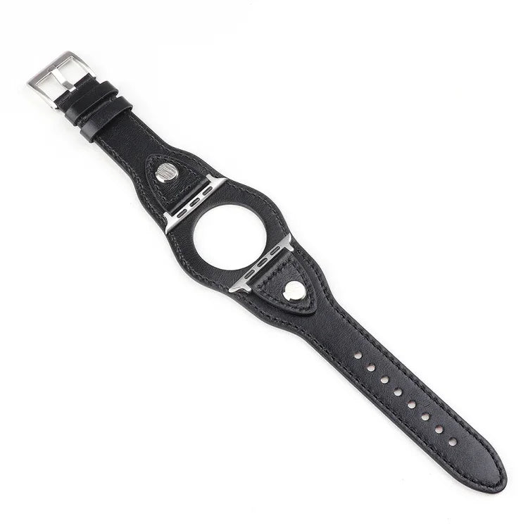 Pulseira de Relógio de Substituição em Pele, para Apple Watch Series 7  41mm / & 6 & SE & 5 & 4 40mm, para Apple Watch Series  7  45mm / & 6 & SE & 5 & 4 44mm