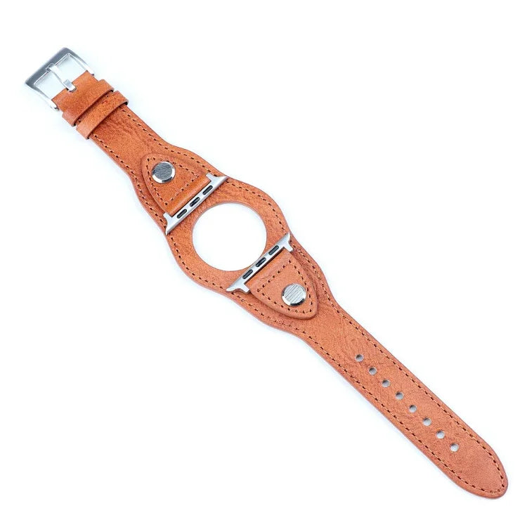 Pulseira de Relógio de Substituição em Pele, para Apple Watch Series 7  41mm / & 6 & SE & 5 & 4 40mm, para Apple Watch Series  7  45mm / & 6 & SE & 5 & 4 44mm