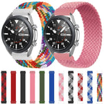 Pulseira de Substituição Ajustável em Nylon Trançado com Elasticidade para Samsung Galaxy Watch 42mm, 165mm