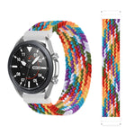 For Samsung Galaxy Watch 46mm Adjustable Nylon Braided Elasticity Replacement Strap Watchband, 125mm, 135mm, 145mm, 155mm