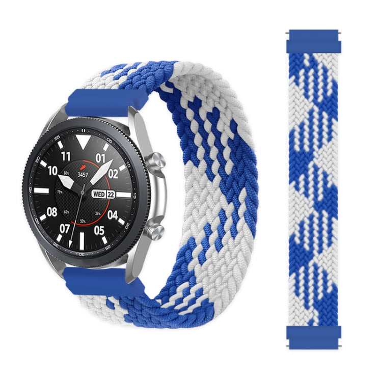 For Samsung Galaxy Watch 46mm Adjustable Nylon Braided Elasticity Replacement Strap Watchband, 125mm, 135mm, 145mm, 155mm