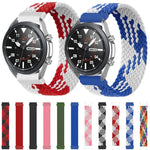 Pulseira de Substituição Ajustável em Nylon Trançado com Elasticidade para Samsung Galaxy Watch 3 41mm, 165mm