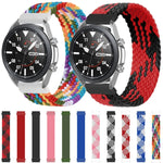 Correia de Substituição Ajustável em Nylon Trançado com Elasticidade para Samsung Galaxy Watch Active / Active2 40mm / Active2 44mm, 165mm