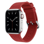 Bamboo Joint Silicone Replacement Strap Watchband, For Apple Watch Series 7  41mm / & 6 & SE & 5 & 4 40mm, For Apple Watch Series  7  45mm / & 6 & SE & 5 & 4 44mm