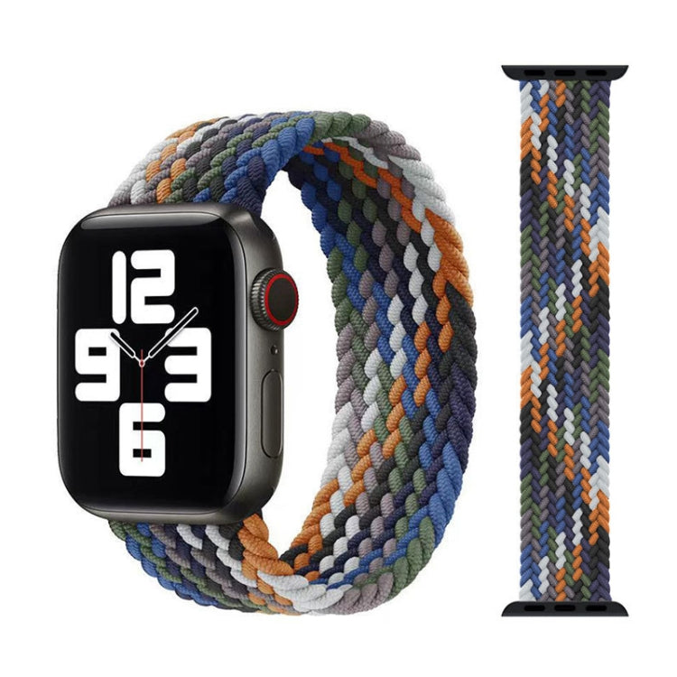 Pulseiras de Relógio de Nylon Trançado com Cabeça Metálica, Tamanho: XS 135mm para Apple Watch Series 6 & SE & 5 & 4 44mm / 3 & 2 & 1 42mm, XS 135mm 44mm / 42mm