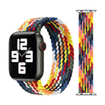 Pulseiras de Relógio de Nylon Trançado com Cabeça Metálica, Tamanho: XS 135mm para Apple Watch Series 6 & SE & 5 & 4 44mm / 3 & 2 & 1 42mm, XS 135mm 44mm / 42mm