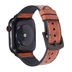 Pulseiras de substituição em pele com textura de avestruz Para Apple Watch Series, 7 45mm / 6 & SE & 5 & 4 44mm / 3 & 2 & 1 42mm, 7 41mm / 6 & SE & 5 & 4 40mm / 3 & 2 & 1 38mm
