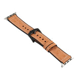 Pulseiras de substituição em pele com textura de avestruz Para Apple Watch Series, 7 45mm / 6 & SE & 5 & 4 44mm / 3 & 2 & 1 42mm, 7 41mm / 6 & SE & 5 & 4 40mm / 3 & 2 & 1 38mm