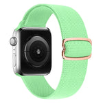 Pulseira de substituição em nylon com fivela em forma de 8, Para Apple Watch Series 9&8&7 41mm / SE 3&SE 2&6&SE&5&4 40mm / 3&2&1 38mm, Para Apple Watch Series  7  45mm / & 6 & SE & 5 & 4 44mm