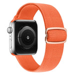 Pulseira de substituição em nylon com fivela em forma de 8, Para Apple Watch Series 9&8&7 41mm / SE 3&SE 2&6&SE&5&4 40mm / 3&2&1 38mm, Para Apple Watch Series  7  45mm / & 6 & SE & 5 & 4 44mm