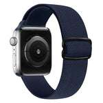 Pulseira de substituição em nylon com fivela em forma de 8, Para Apple Watch Series 9&8&7 41mm / SE 3&SE 2&6&SE&5&4 40mm / 3&2&1 38mm, Para Apple Watch Series  7  45mm / & 6 & SE & 5 & 4 44mm
