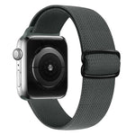 Pulseira de substituição em nylon com fivela em forma de 8, Para Apple Watch Series 9&8&7 41mm / SE 3&SE 2&6&SE&5&4 40mm / 3&2&1 38mm, Para Apple Watch Series  7  45mm / & 6 & SE & 5 & 4 44mm