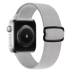 Pulseira de substituição em nylon com fivela em forma de 8, Para Apple Watch Series 9&8&7 41mm / SE 3&SE 2&6&SE&5&4 40mm / 3&2&1 38mm, Para Apple Watch Series  7  45mm / & 6 & SE & 5 & 4 44mm