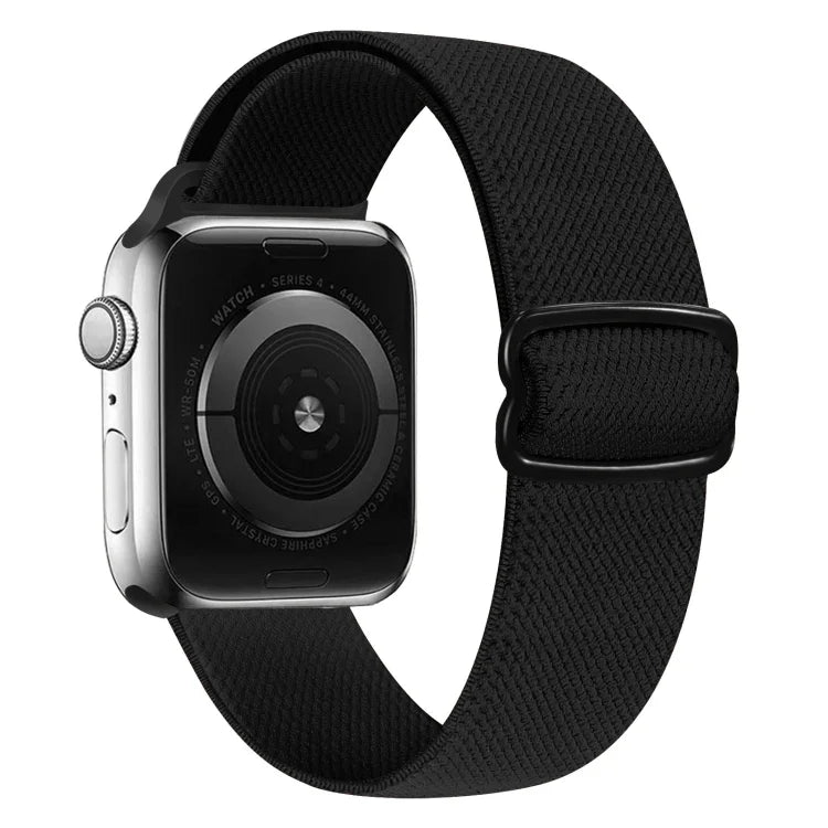 Pulseira de substituição em nylon com fivela em forma de 8, Para Apple Watch Series 9&8&7 41mm / SE 3&SE 2&6&SE&5&4 40mm / 3&2&1 38mm, Para Apple Watch Series  7  45mm / & 6 & SE & 5 & 4 44mm