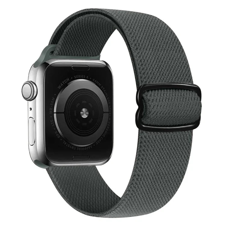 Pulseira de substituição em nylon com fivela em forma de 8, Para Apple Watch Series 9&8&7 41mm / SE 3&SE 2&6&SE&5&4 40mm / 3&2&1 38mm, Para Apple Watch Series  7  45mm / & 6 & SE & 5 & 4 44mm