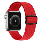 Pulseira de substituição em nylon com fivela em forma de 8, Para Apple Watch Series 9&8&7 41mm / SE 3&SE 2&6&SE&5&4 40mm / 3&2&1 38mm, Para Apple Watch Series  7  45mm / & 6 & SE & 5 & 4 44mm