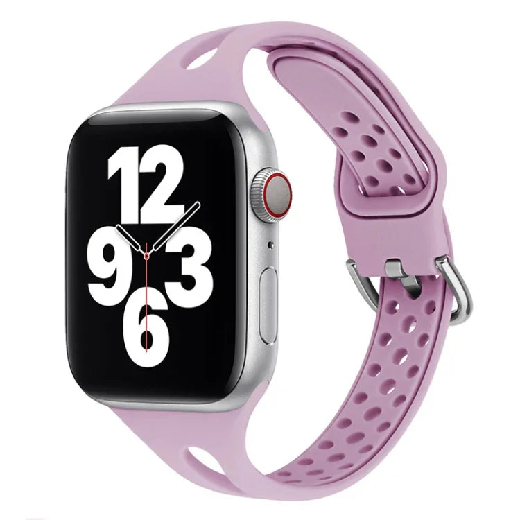 Pulseiras de substituição em silicone Para Apple Watch Series, 7 45mm / 6 & SE & 5 & 4 44mm / 3 & 2 & 1 42mm, 7 41mm / 6 & SE & 5 & 4 40mm / 3 & 2 & 1 38mm
