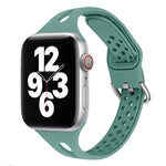 Pulseiras de substituição em silicone Para Apple Watch Series, 7 45mm / 6 & SE & 5 & 4 44mm / 3 & 2 & 1 42mm, 7 41mm / 6 & SE & 5 & 4 40mm / 3 & 2 & 1 38mm