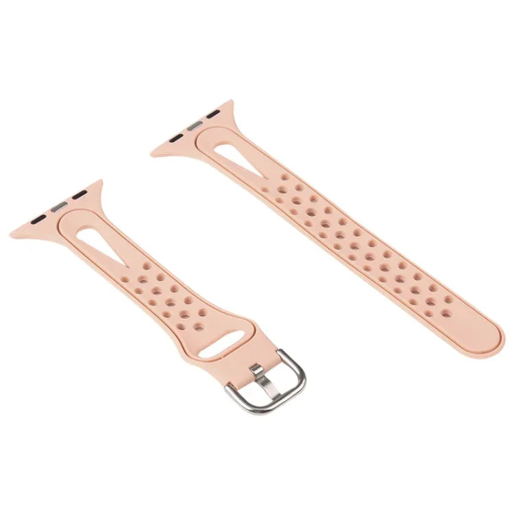 Pulseiras de substituição em silicone Para Apple Watch Series, 7 45mm / 6 & SE & 5 & 4 44mm / 3 & 2 & 1 42mm, 7 41mm / 6 & SE & 5 & 4 40mm / 3 & 2 & 1 38mm