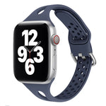 Pulseiras de substituição em silicone Para Apple Watch Series, 7 45mm / 6 & SE & 5 & 4 44mm / 3 & 2 & 1 42mm, 7 41mm / 6 & SE & 5 & 4 40mm / 3 & 2 & 1 38mm