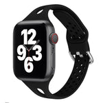 Pulseiras de substituição em silicone Para Apple Watch Series, 7 45mm / 6 & SE & 5 & 4 44mm / 3 & 2 & 1 42mm, 7 41mm / 6 & SE & 5 & 4 40mm / 3 & 2 & 1 38mm