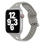 Pulseiras de substituição em silicone Para Apple Watch Series, 7 45mm / 6 & SE & 5 & 4 44mm / 3 & 2 & 1 42mm, 7 41mm / 6 & SE & 5 & 4 40mm / 3 & 2 & 1 38mm