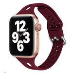 Pulseiras de substituição em silicone Para Apple Watch Series, 7 45mm / 6 & SE & 5 & 4 44mm / 3 & 2 & 1 42mm, 7 41mm / 6 & SE & 5 & 4 40mm / 3 & 2 & 1 38mm