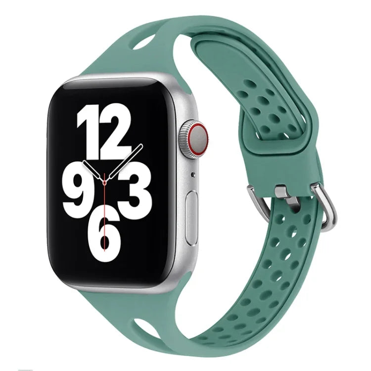 Pulseiras de substituição em silicone Para Apple Watch Series, 7 45mm / 6 & SE & 5 & 4 44mm / 3 & 2 & 1 42mm, 7 41mm / 6 & SE & 5 & 4 40mm / 3 & 2 & 1 38mm