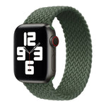 Pulseira de substituição em nylon trançado Metal Head cor sólida Para Apple Watch Series 6 & SE & 5 & 4 40mm / 3 & 2 & 1 38mm, L 155mm