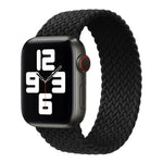 Pulseira de substituição em nylon trançado Metal Head cor sólida Para Apple Watch Series 6 & SE & 5 & 4 40mm / 3 & 2 & 1 38mm, L 155mm